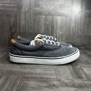 Sperry Men's size 13 Striper II CVO Denim Grey Casual Sneakers